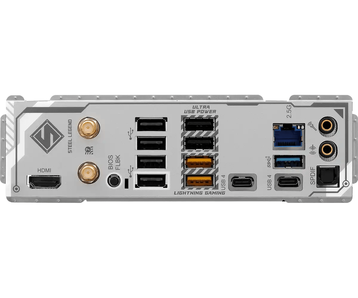 ASRock X870 Steel Legend WiFi AMD AM5 Socket Gaming Motherboard | 90 - MXBPJ0 - A0UAYZ - 4710483949340 - Vektra Computers LLC ASRock X870 Steel Legend WiFi AMD AM5 Socket Gaming Motherboard | 90 - MXBPJ0 - A0UAYZ - 4710483949340 - Vektra Computers LLC